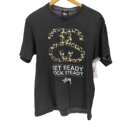 ステューシー Stussy OLD シャネルロゴ レオパード プリントS/Sカットソー メンズ JPN:S
