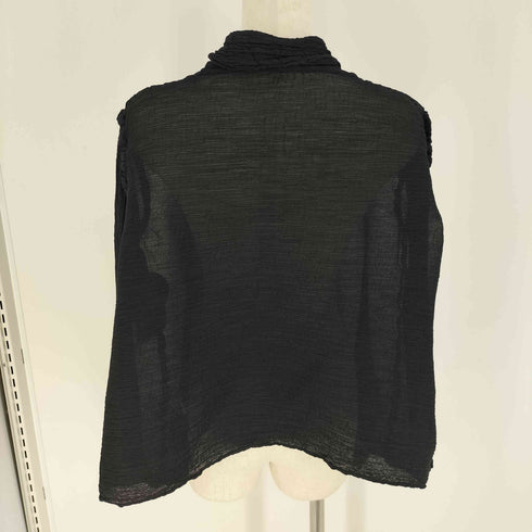 ミー イッセイミヤケ me ISSEY MIYAKE ランダムプリーツ シアー カーディガン レディース