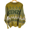 ケンゾーゴルフ KENZO GOLF 総柄 レーヨン混 ニット メンズ JPN:3