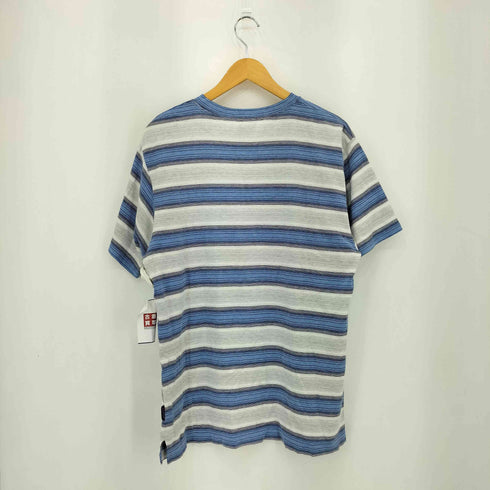 C.World ボーダー柄 クルーネック半袖Tシャツ カットソー Y2K メンズ