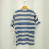C.World ボーダー柄 クルーネック半袖Tシャツ カットソー Y2K メンズ