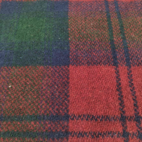 WINDSOR イングランド製 ウール チェック フリンジマフラー メンズ