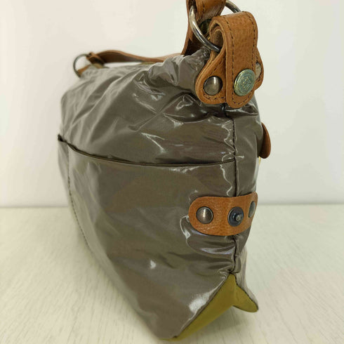 ラシット russet マチモノトーン エネメルハンドバッグ レディース