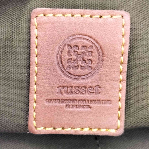 ラシット russet マチモノトーン エネメルハンドバッグ レディース