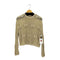 ザラ ZARA ローゲージデザイン コットンニット セーター メンズ M