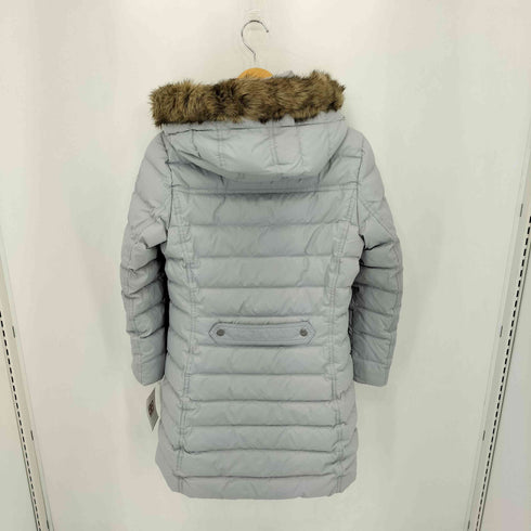 トミーヒルフィガー TOMMY HILFIGER フェイクファー フーデッド ダウンコート レディース M
