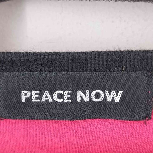 PEACE NOW フロントプリント L/S ラグランTシャツ レディース