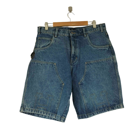 ハフ HUF CLASSIC H DOUBLE KNEE DENIM SHORT メンズ 34