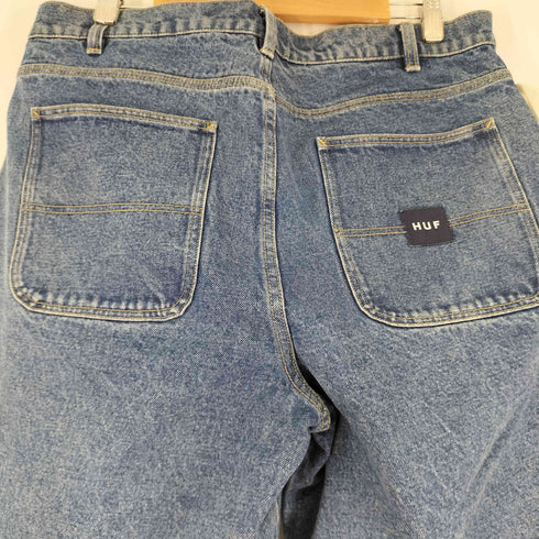 ハフ HUF CLASSIC H DOUBLE KNEE DENIM SHORT メンズ 34