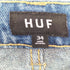 ハフ HUF CLASSIC H DOUBLE KNEE DENIM SHORT メンズ 34