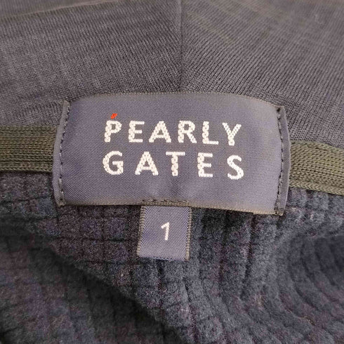 パーリーゲイツ PEARLY GATES ロゴ刺繍 ダブルジップパーカー レディース JPN:1