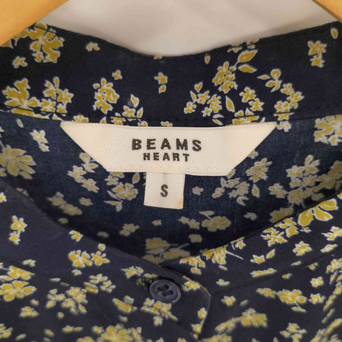 ビームスハート BEAMS HEART ドロスト 花柄ワンピース レディース s