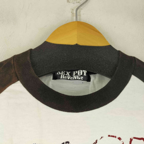 セックスポットリベンジ SEX POT ReVeNGe フロントプリント S/S ラグランTシャツ メンズ