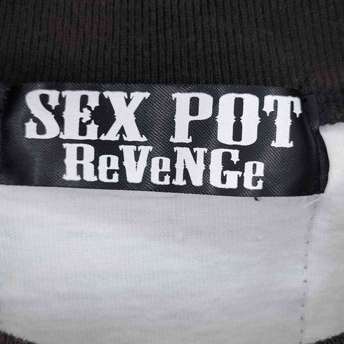 セックスポットリベンジ SEX POT ReVeNGe フロントプリント S/S ラグランTシャツ メンズ