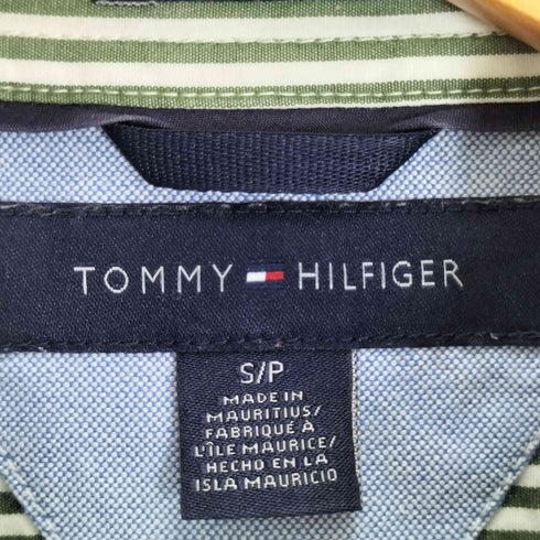 トミーヒルフィガー TOMMY HILFIGER CUSTOM FIT ストライプオックスフォードシャツ メンズ import:S