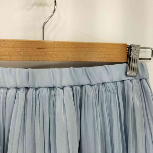 インディヴィ INDIVI 洗える ウエストゴム シャイニープリーツスカート レディース 05
