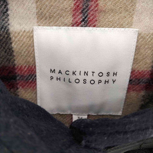 マッキントッシュフィロソフィー MACKINTOSH PHILOSOPHY 裏地チェック ウール ダッフルコート レディース 36