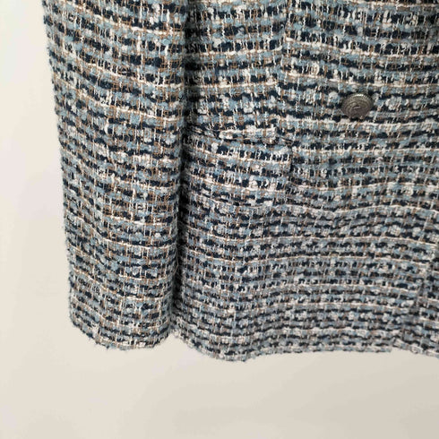 ザラ ZARA テクスチャー素材ダブルブレストブレザー レディース import:S