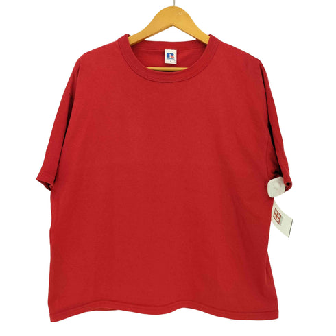 ラッセルアスレチック RUSSELL ATHLETIC クロップド ブランク 半袖 クルーネック Tシャツ ユニセックス メンズ import:L