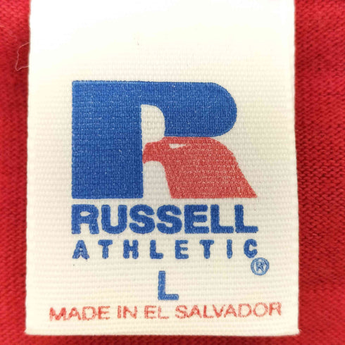 ラッセルアスレチック RUSSELL ATHLETIC クロップド ブランク 半袖 クルーネック Tシャツ ユニセックス メンズ import:L