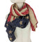デニムアンドサプライ ラルフローレン DENIM & SUPPLY RALPH LAUREN リネン混 星条旗柄スカーフ メンズ ONE SIZE