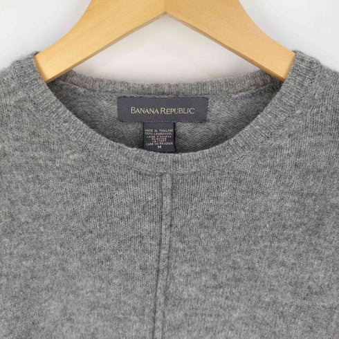 バナナリパブリック BANANA REPUBLIC 00S インサイドアウト ラムウール ニット セーター メンズ import:M