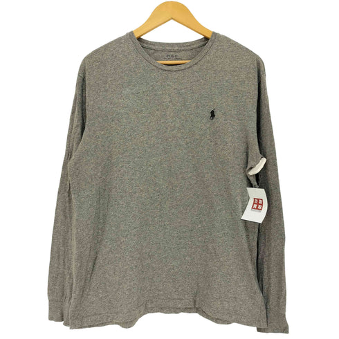 ポロラルフローレン POLO RALPH LAUREN ポニー 刺繍 長袖 クルーネック Tシャツ メンズ import:M