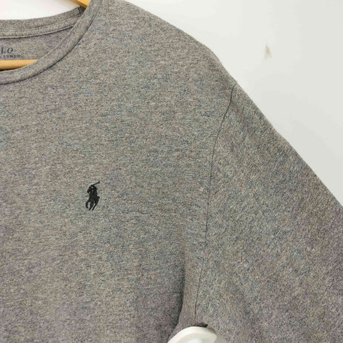 ポロラルフローレン POLO RALPH LAUREN ポニー 刺繍 長袖 クルーネック Tシャツ メンズ import:M