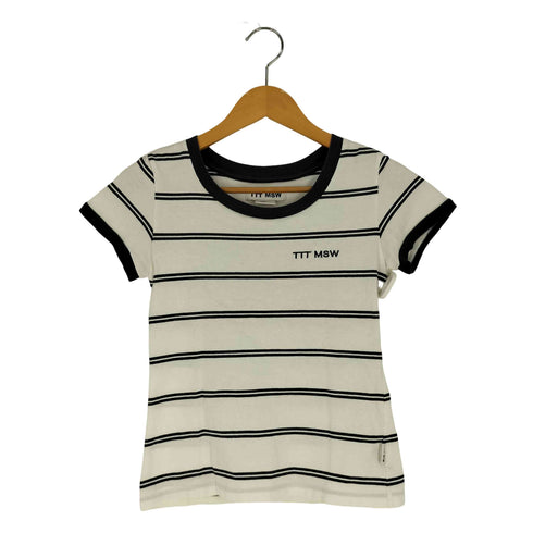 ティーモダンストリートウエア TTT_MSW 24SS Trim border tee レディース JPN:XS