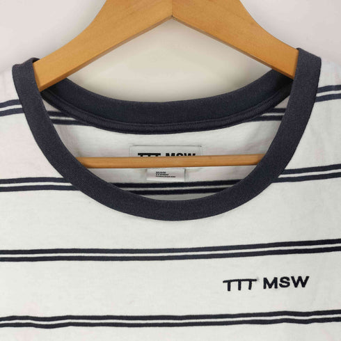 ティーモダンストリートウエア TTT_MSW 24SS Trim border tee レディース JPN:XS