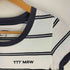 ティーモダンストリートウエア TTT_MSW 24SS Trim border tee レディース JPN:XS