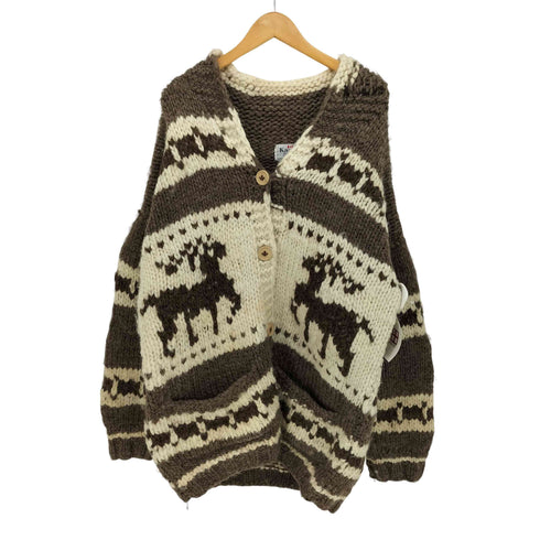 カナタ Kanata Hand Knit ハンドニット ショールカラー カウチンニット カーディガン メンズ