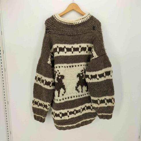 カナタ Kanata Hand Knit ハンドニット ショールカラー カウチンニット カーディガン メンズ
