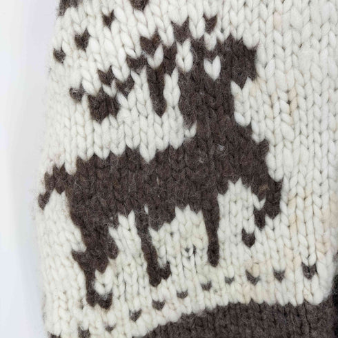 カナタ Kanata Hand Knit ハンドニット ショールカラー カウチンニット カーディガン メンズ