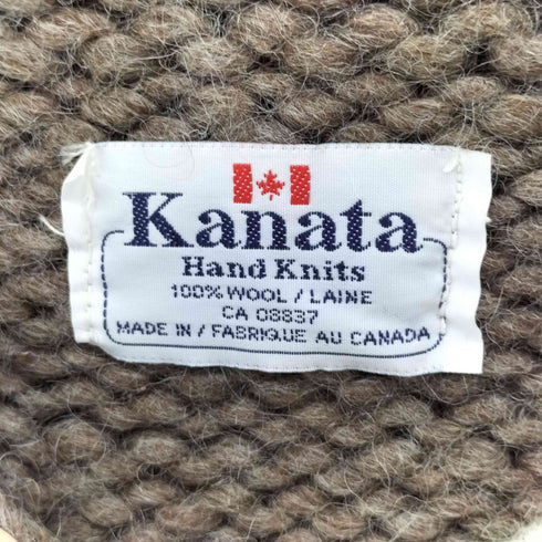 カナタ Kanata Hand Knit ハンドニット ショールカラー カウチンニット カーディガン メンズ