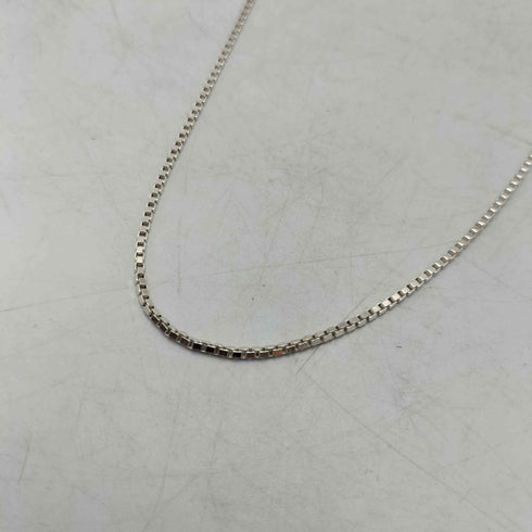 silver シルバー 925 ベネチアン織 チェーン ネックレス レディース