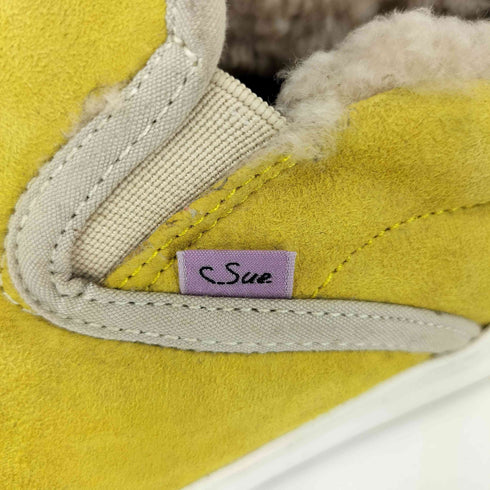 スーアンダーカバー Sue UNDERCOVER ボア スエードスリッポン ローカットスニーカー レディース S
