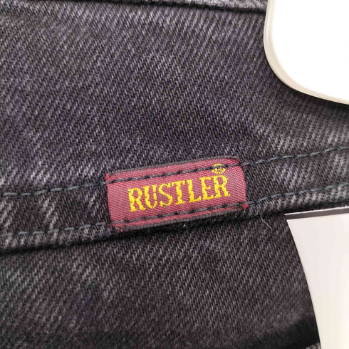 ラスラー RUSTLER 90S ストレート ブラック デニムパンツ メンズ 29×30