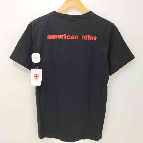AMERICAN IDIOT ポップパンク オルタナティブロック アートワーク プリント S/S Tシャツ メンズ import:M