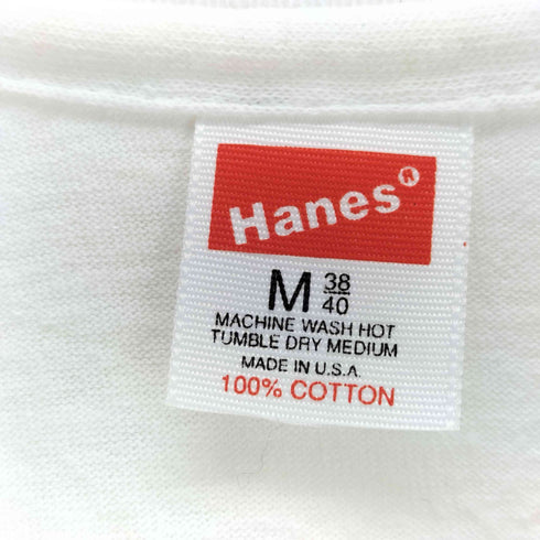 ヘインズ Hanes 90s USA製 TIME 人物プリントS/Sカットソー メンズ JPN:M