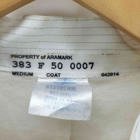 PROPERTY OF ARAMARK MEDLINE ストライプスタンドカラーコート メンズ JPN:M