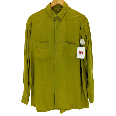 Tianello USA製 L/Sレーヨンシャツ メンズ JPN:M