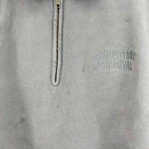 ディスイズネバーザット thisisneverthat Half Zip Polo Sweatshirt メンズ import:L