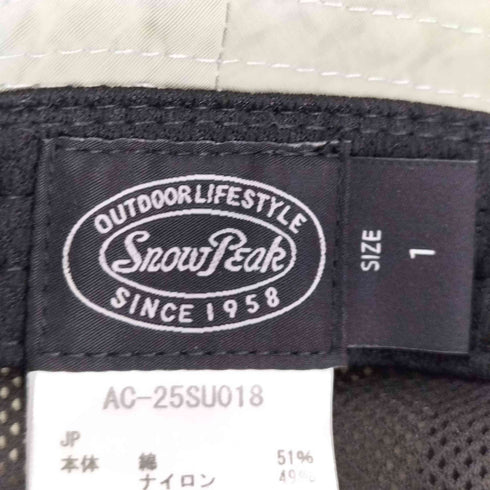 スノーピーク Snow Peak Light Mountain Cloth Hat メンズ 1