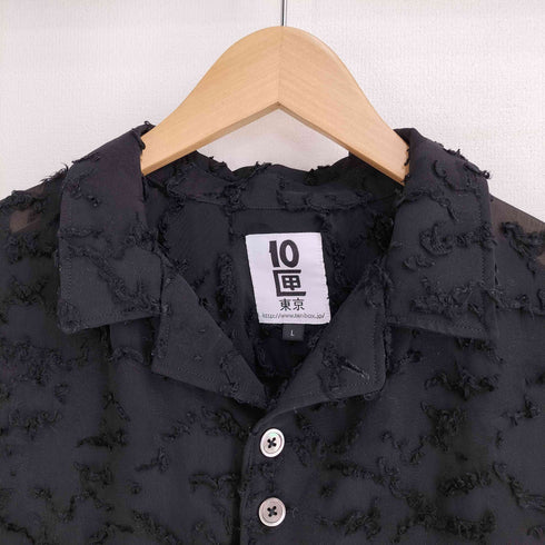 テンボックス 10匣 TENBOX シアー デザイン 半袖シャツ メンズ JPN:L
