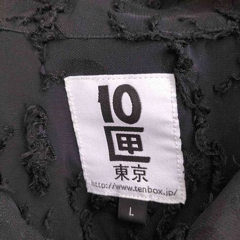 テンボックス 10匣 TENBOX シアー デザイン 半袖シャツ メンズ JPN:L