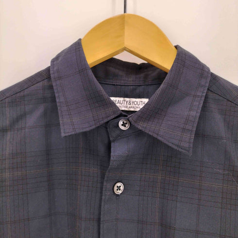 ビューティーアンドユースユナイテッドアローズ BEAUTY & YOUTH UNITED ARROWS 尾州 レギュラー フォルム テーパード シャツ メンズ JPN:S