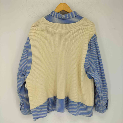 ザラ ZARA コントラスト シャツセーター レディース M-L