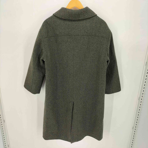 FALL-IN&CO. リネン100 メランジ ヘリンボーン ハンドメイドコート レディース