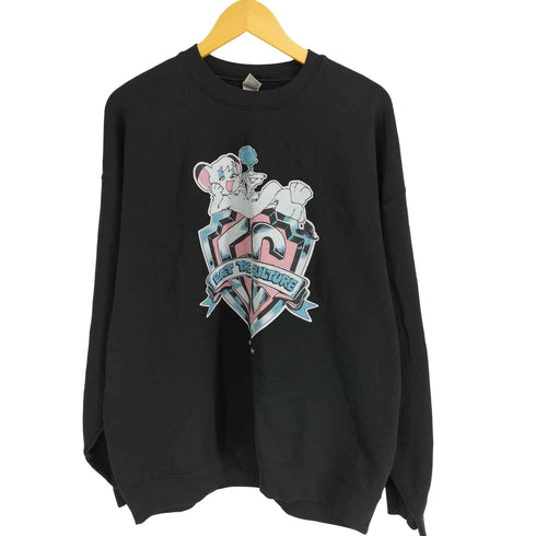 ギルダン GILDAN est 2018 anytee EAT THE CULTURE キャラクタープリント クルーネック スウェット メンズ import:XL